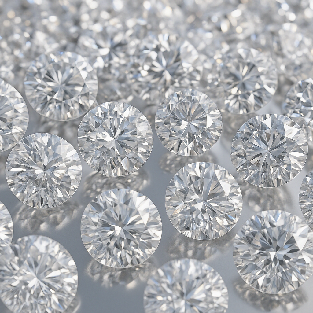 Wholesale Loose White Lab-Grown Diamonds Lot β High Clarity Round Cut Stones for Jewelry Making | Bulk Certified Stones